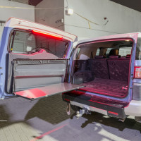 B One Customs Tailgate Drop Down Table with Molle Panel for Toyota FJ Cruiser