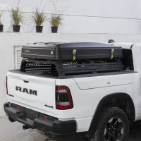 B One Customs Bed Rack for Ram Rebel with Ram Box (Height Adjustable from Low to High) 
