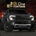 B One Customs Bed Rack for Ford Ranger Raptor (Height Adjustable from Low to High)