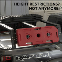 B One Customs Bed Rack for Ford Ranger Raptor (Height Adjustable from Low to High)