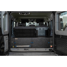 B One Customs Rugged Storage System with Slide-out Utility Bench for Ineos Grenadier