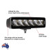 Saber 6" LED Light Bar - Flood Beam