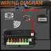 ElecPro 8 Gang Wireless Control Switch Panel Kit