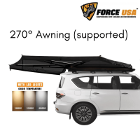 Force USA 270° Awning (supported) - 2Mts (LHS)