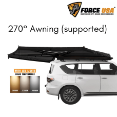Force USA 270° Awning (supported) - 2Mts (LHS)
