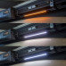 ElecPro Tri Colour Magnetic LED Camping Light Bar (Amber / Warm White / White) - 60Cms