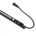 ElecPro Tri Colour Magnetic LED Camping Light Bar (Amber / Warm White / White) - 60Cms
