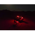 ElecPro Dimmable Magnetic Tri Colour LED Camping Light Bar (Red / Amber/ White)- 59cms