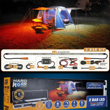 Hardkorr 2 Bar Dual Colour Camp Light Kit